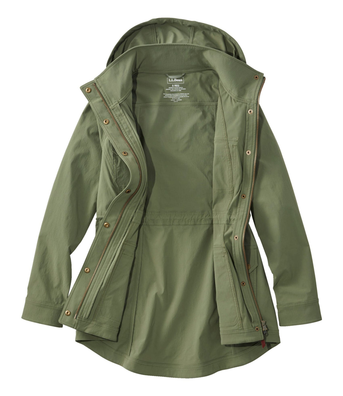 L.L.Bean Women's Boundless Softshell Jacket Deep Olive