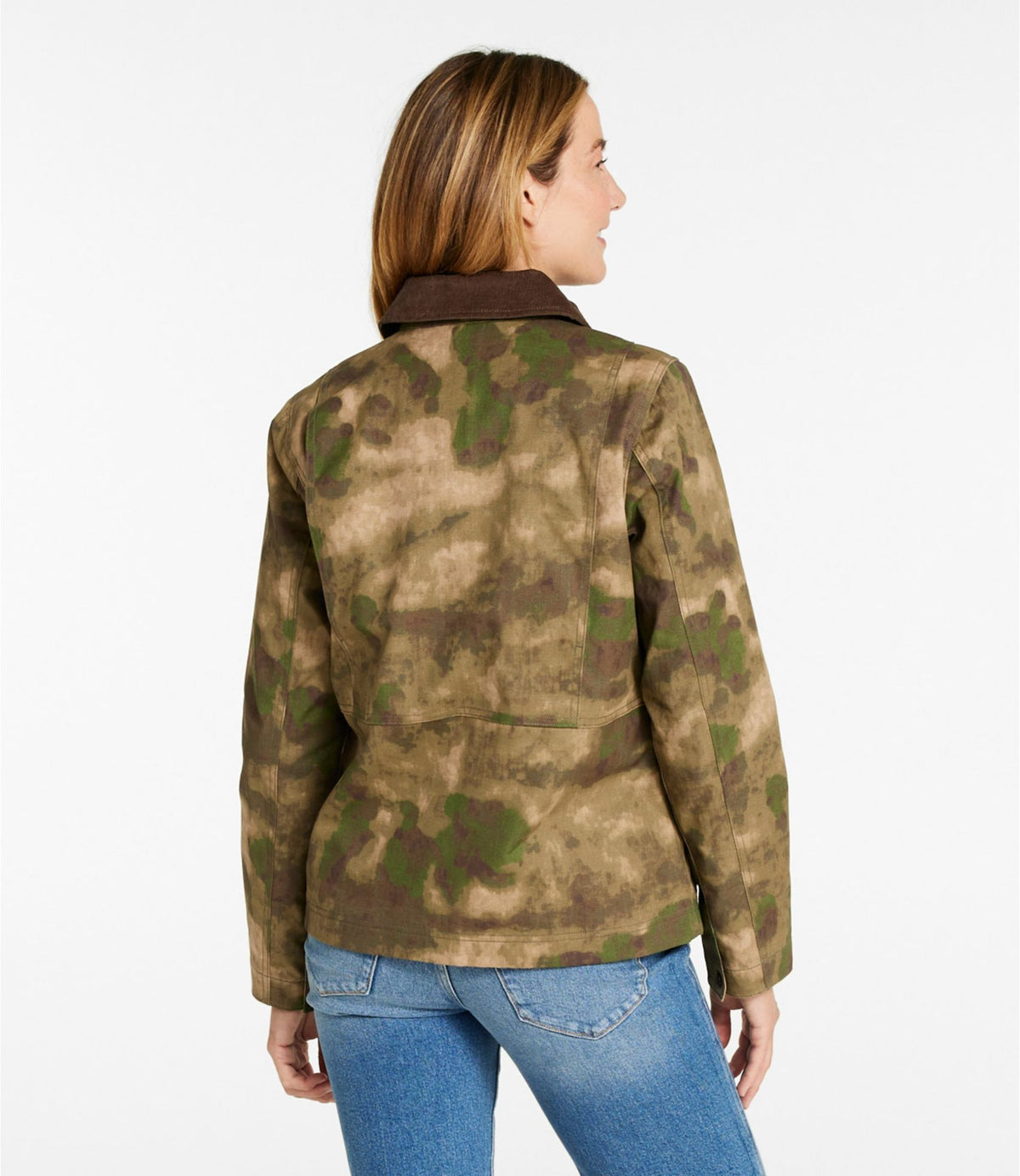 L.L.Bean Women's 1924 Field Coat Coastal Dune Camo
