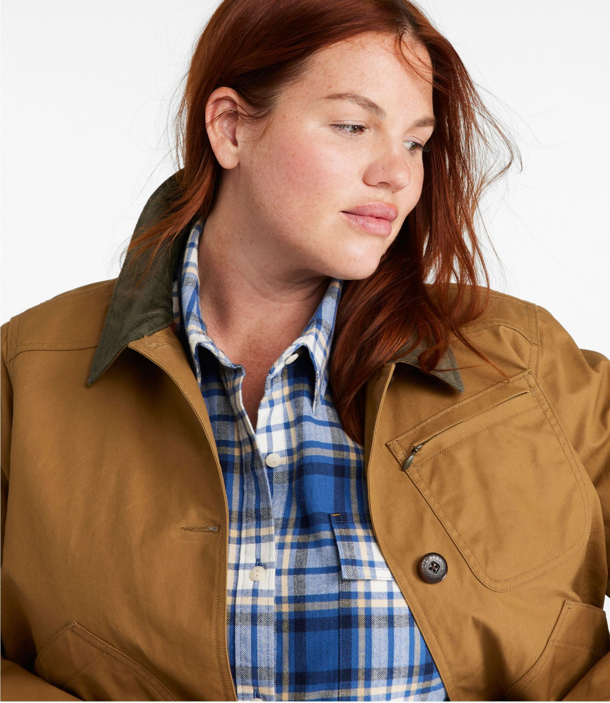 L.L.Bean Women's 1924 Field Coat Coastal Dune Camo