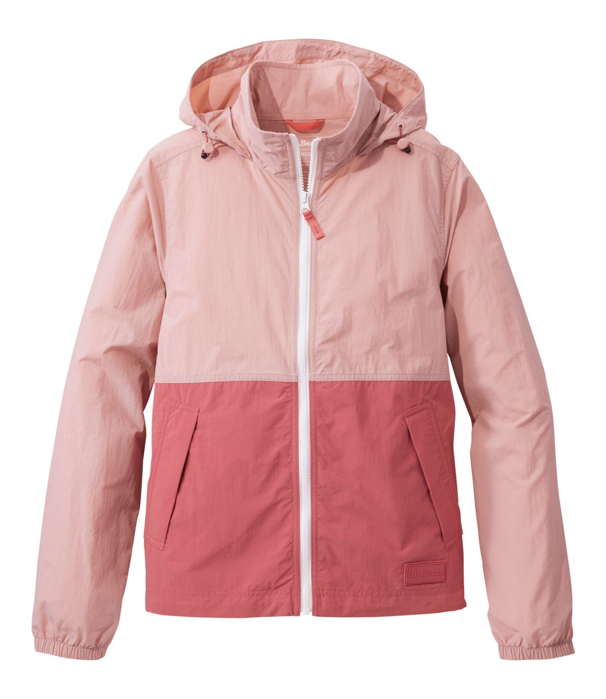 L.L.Bean Women's Light and Airy Windbreaker Sienna Brick/Adobe Rose