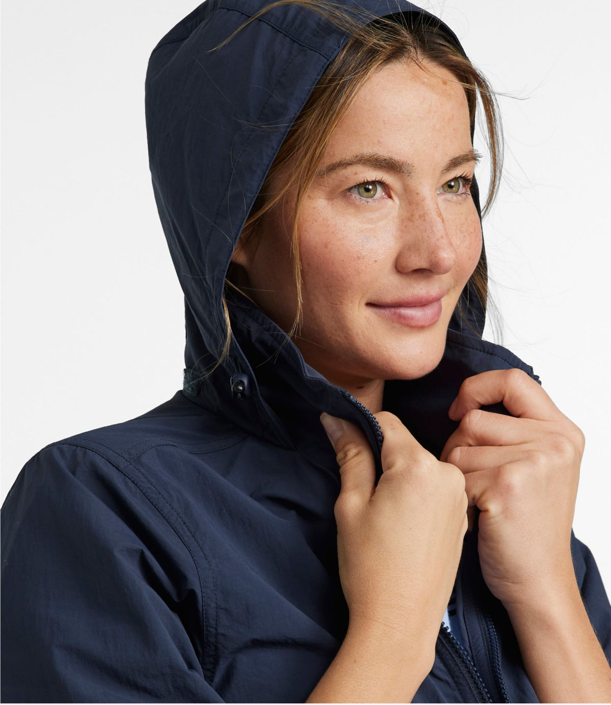 L.L.Bean Women's Light and Airy Windbreaker Sienna Brick/Adobe Rose