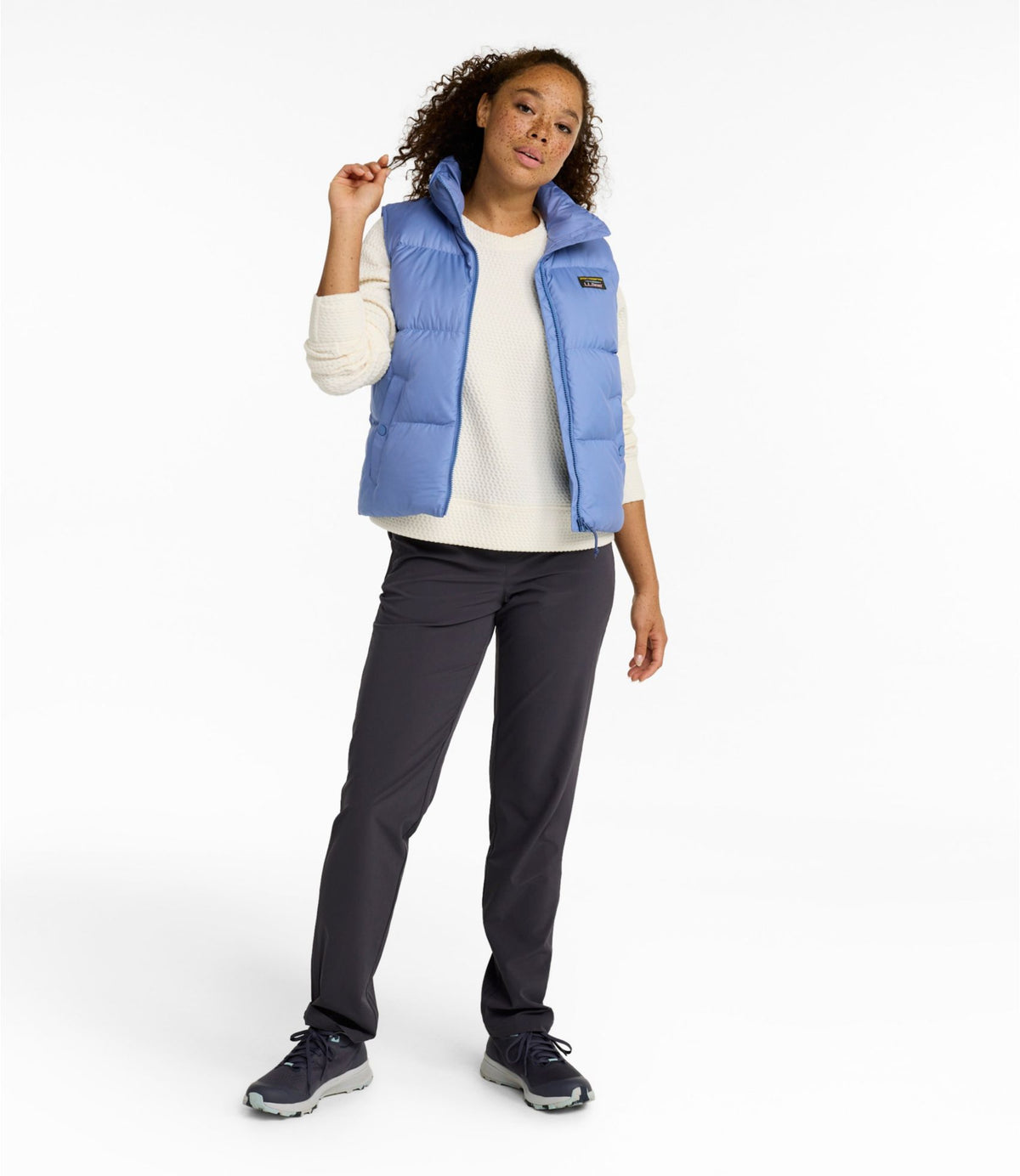 L.L.Bean Women's Mountain Classic Down Vest, Cropped Deep Lake