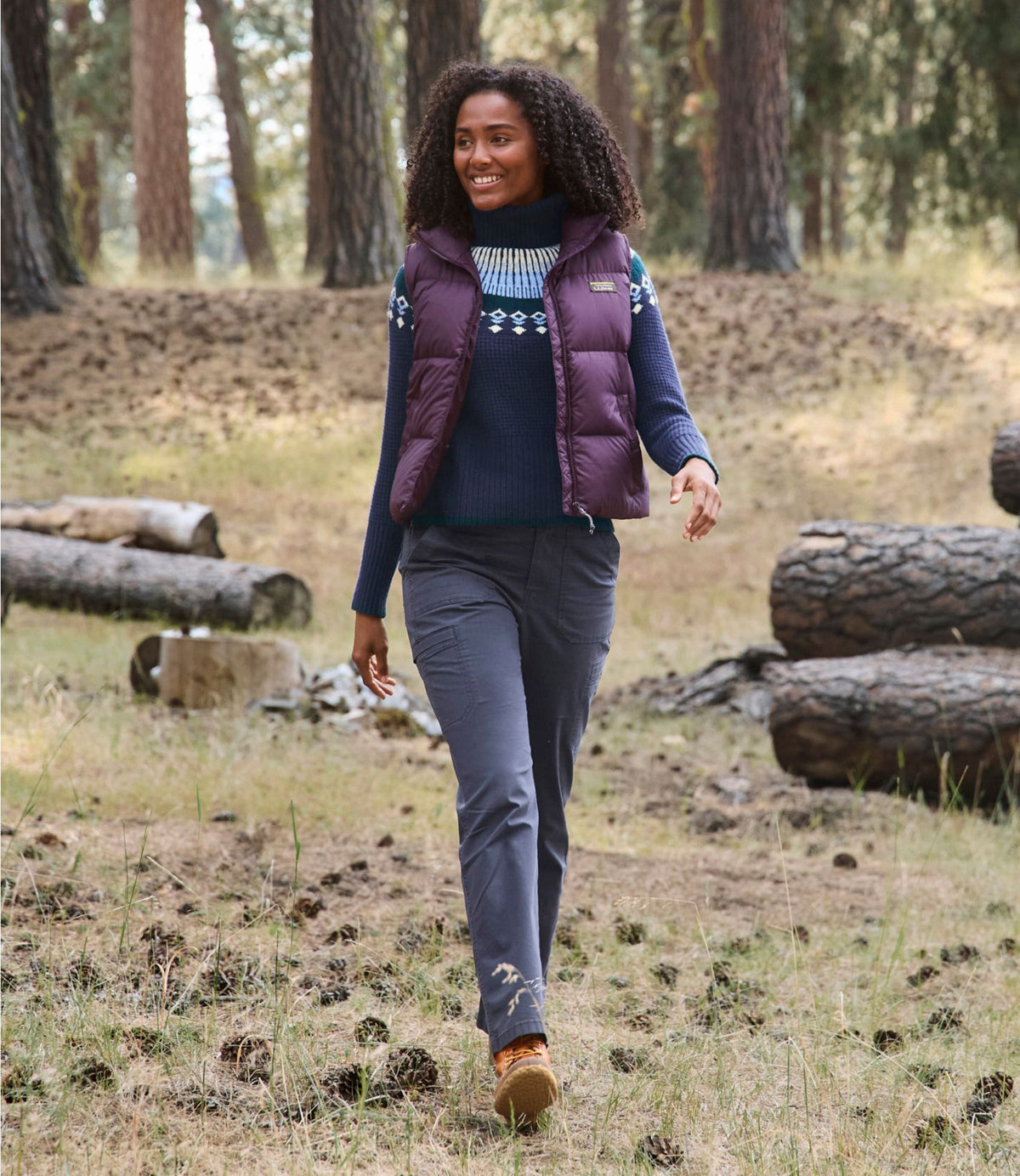 L.L.Bean Women's Mountain Classic Down Vest, Cropped Deep Lake