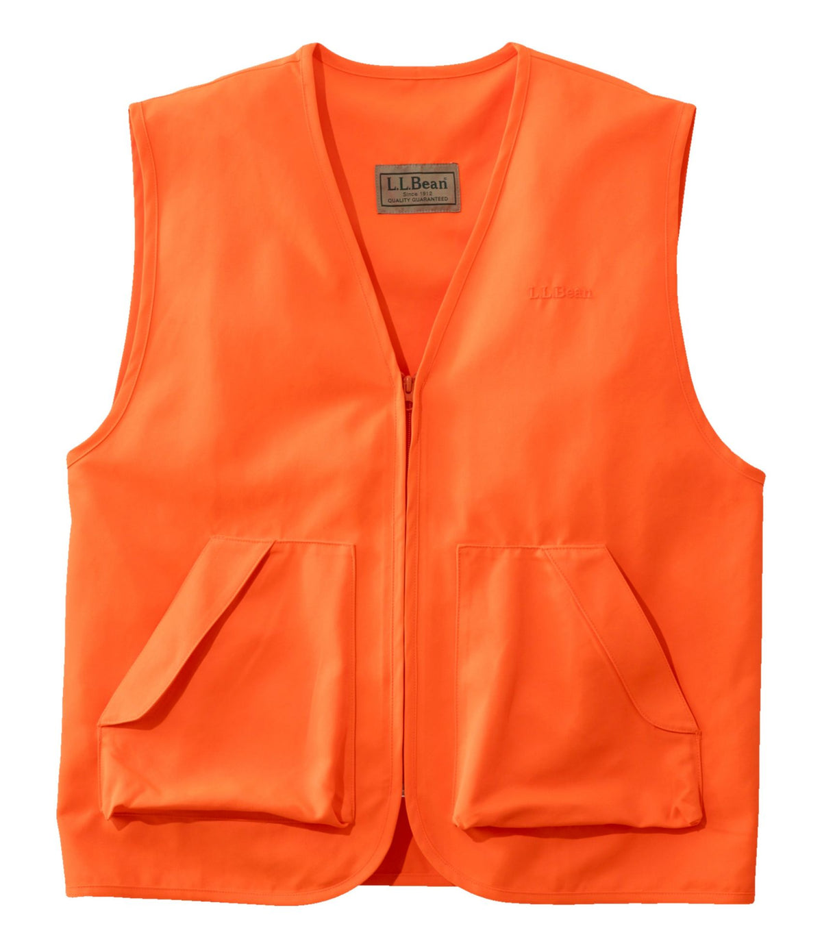 L.L.Bean Big Game Hunting Safety Vest Hunter Orange
