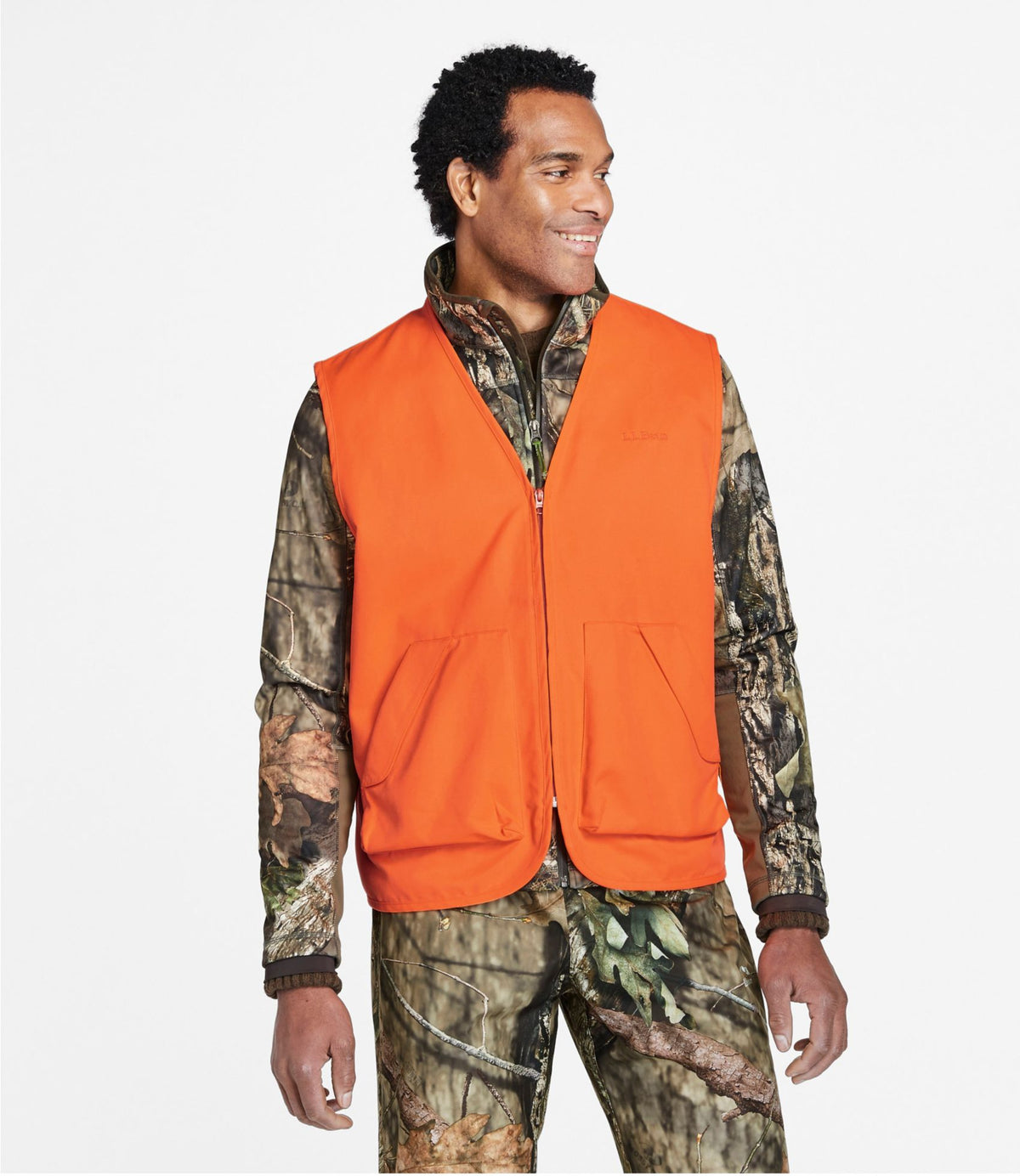 L.L.Bean Big Game Hunting Safety Vest Hunter Orange
