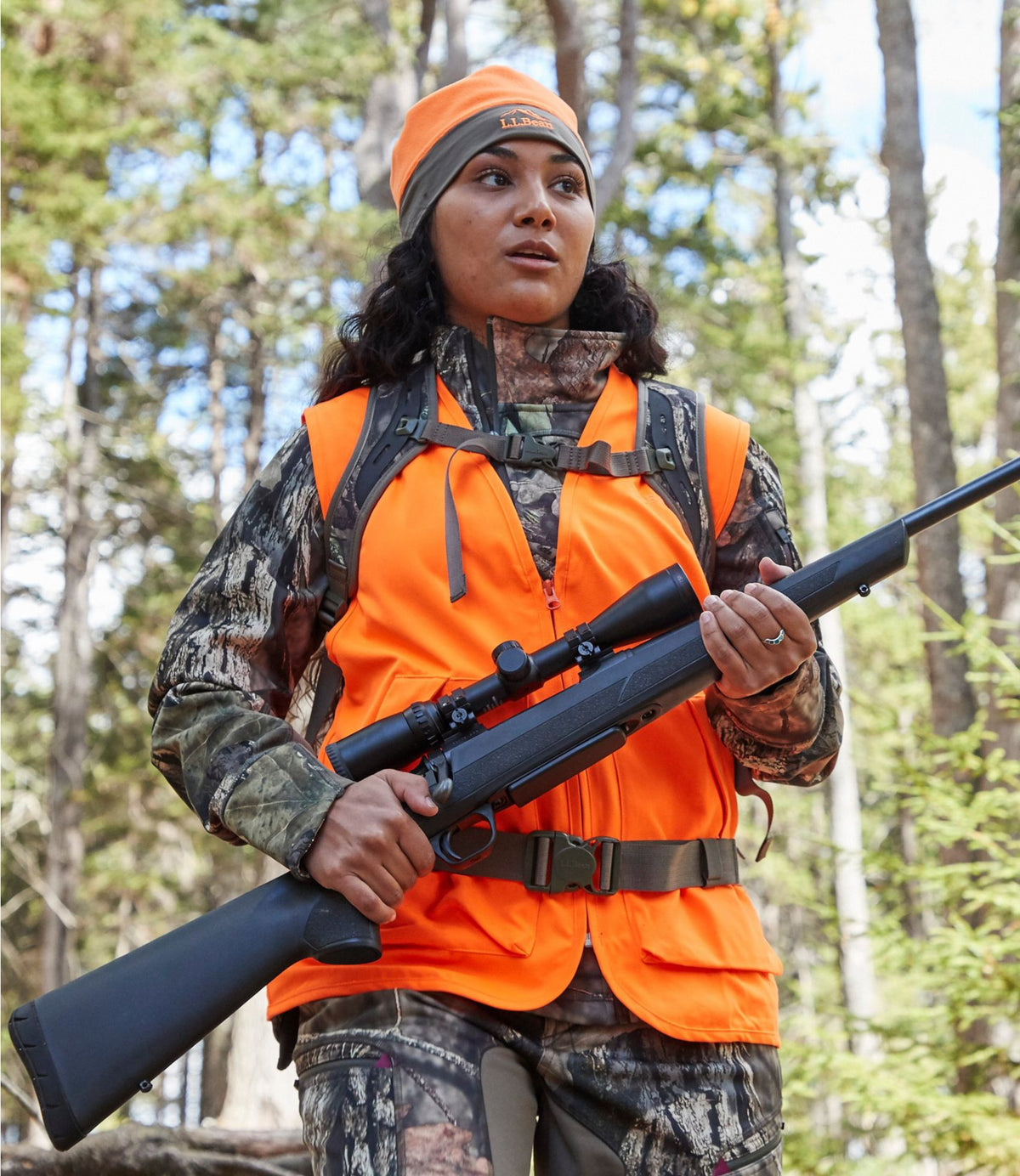 L.L.Bean Big Game Hunting Safety Vest Hunter Orange