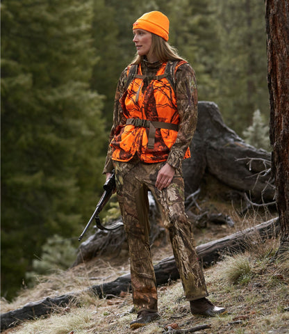 L.L.Bean Adults' Big Game Hunting Safety Vest, Camouflage Mossy Oak Blaze