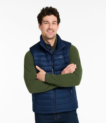 L.L.Bean Men's Access Down Vest Nautical Navy