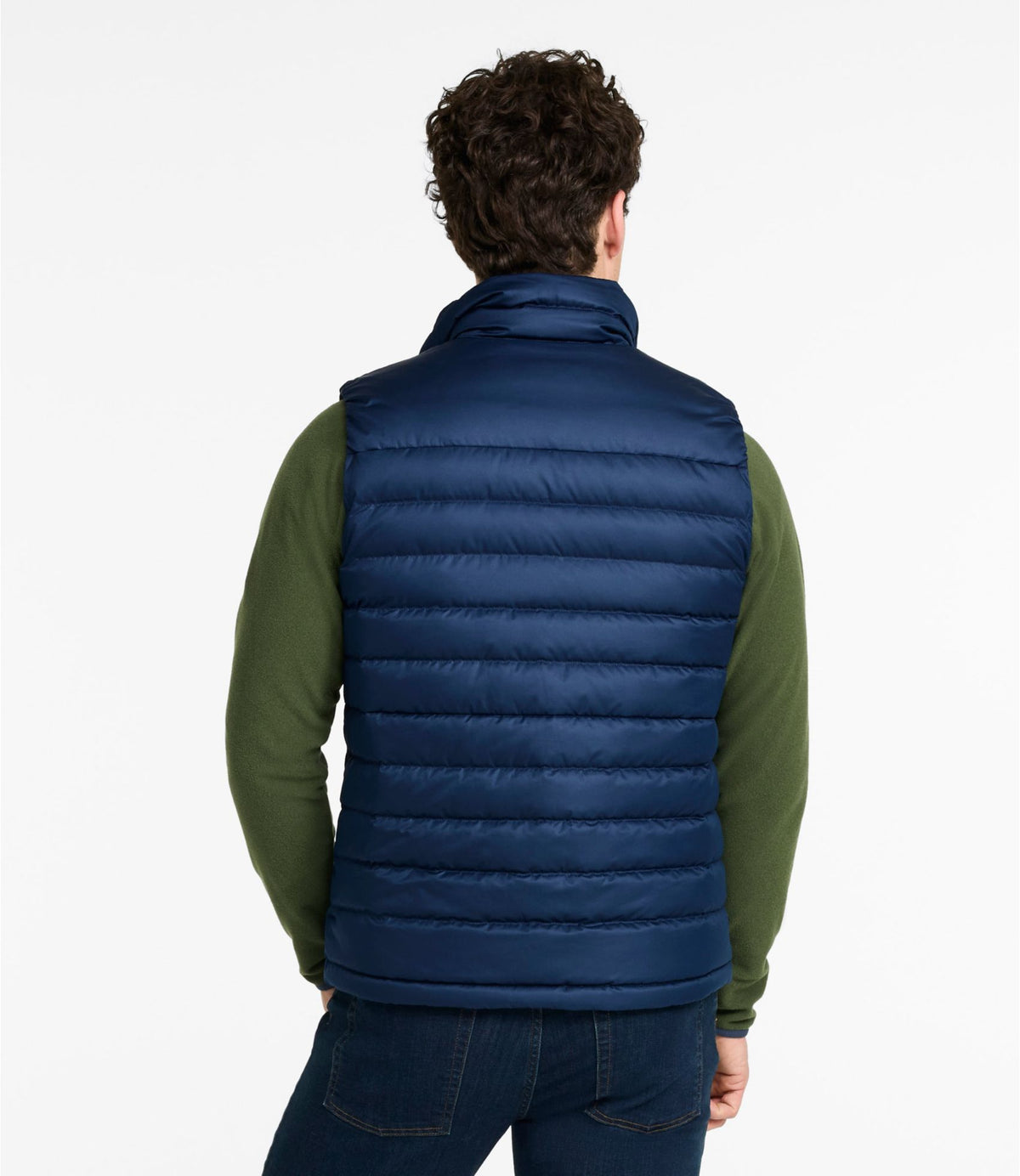 L.L.Bean Men's Access Down Vest Nautical Navy