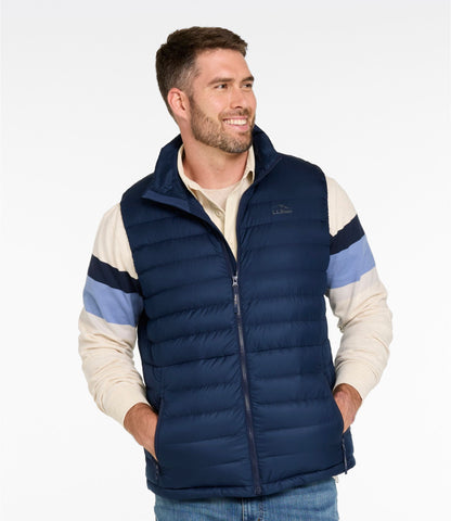 L.L.Bean Men's Access Down Vest Nautical Navy