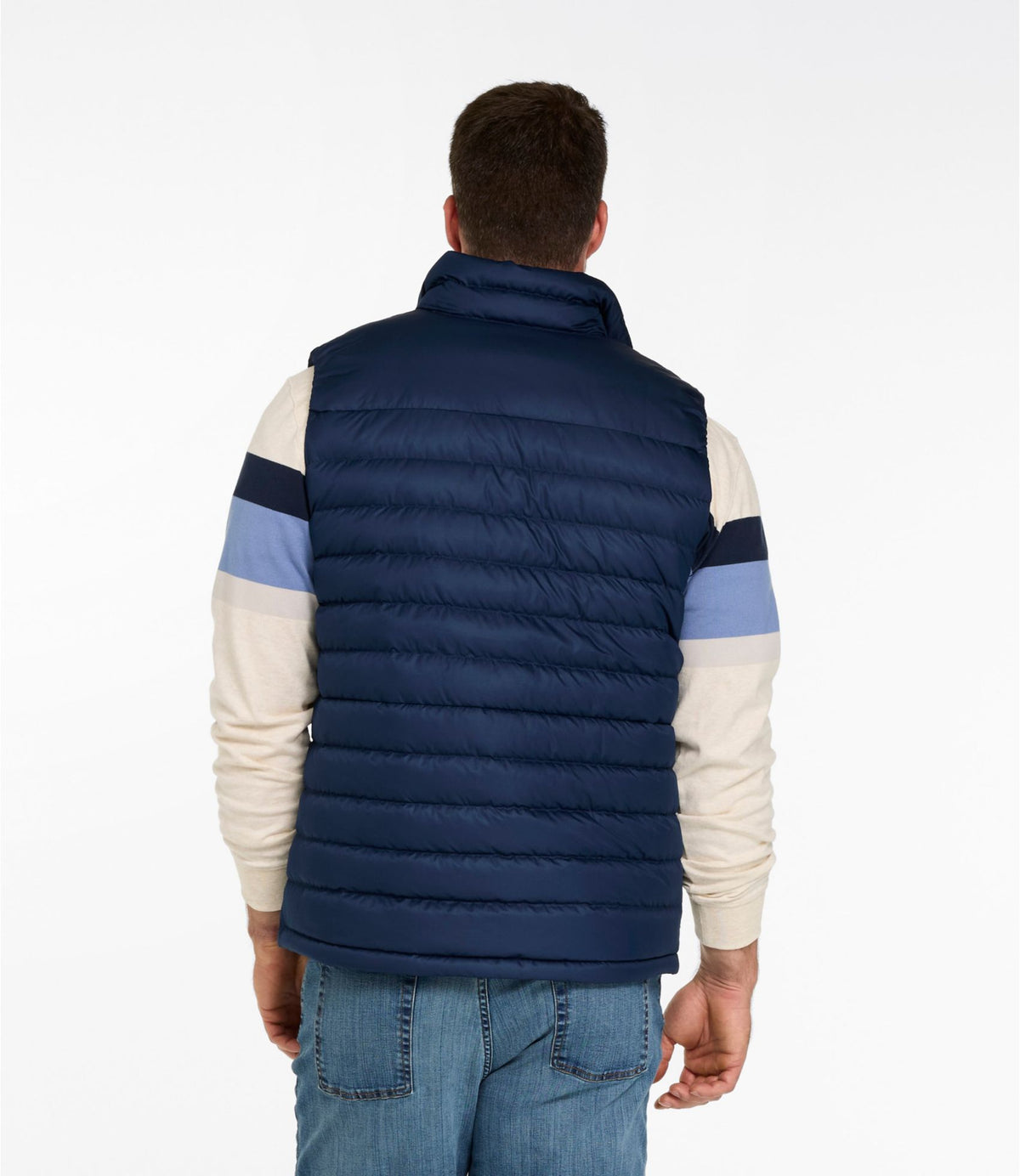 L.L.Bean Men's Access Down Vest Nautical Navy