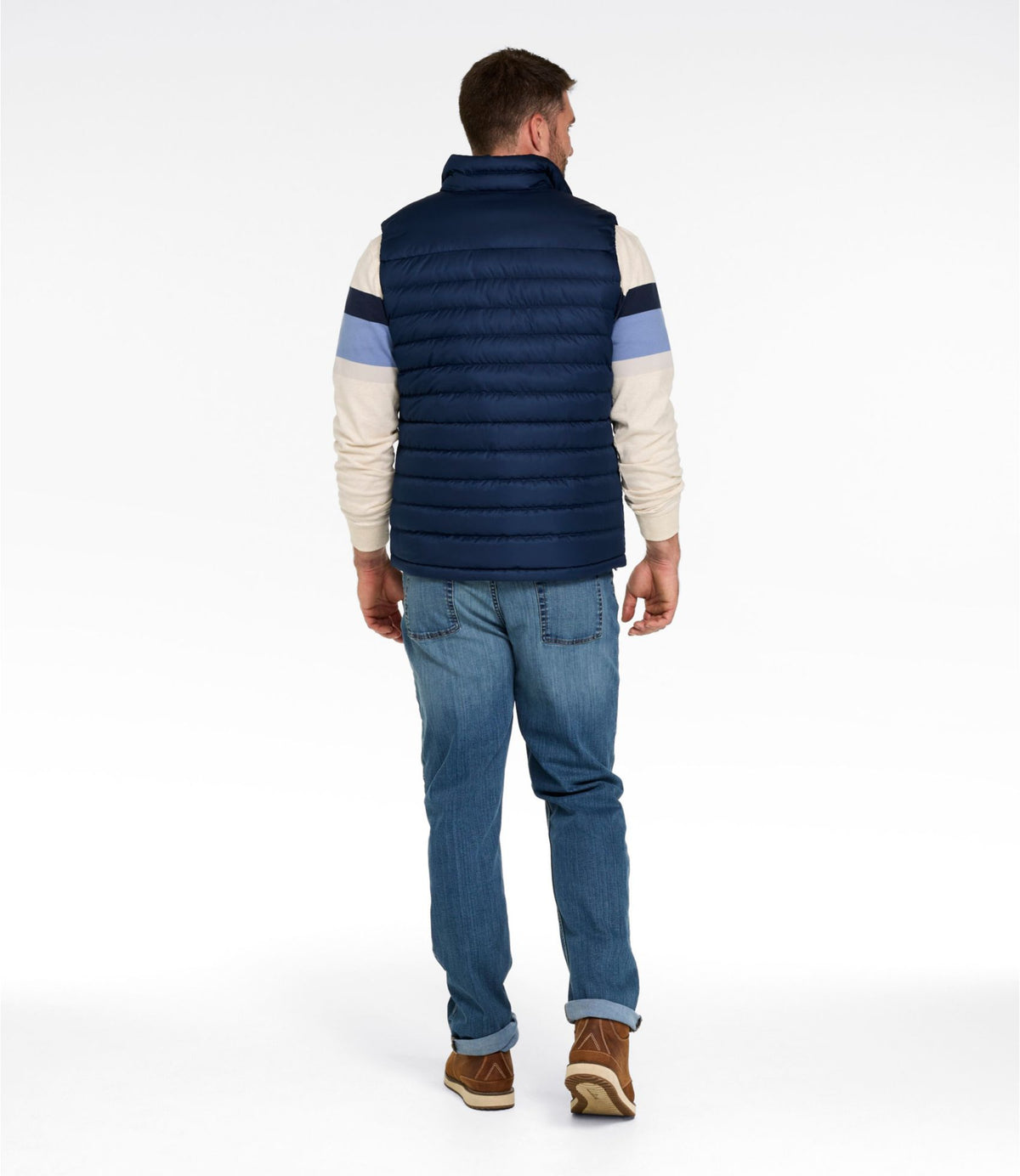 L.L.Bean Men's Access Down Vest Nautical Navy