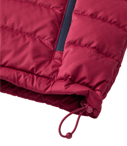 L.L.Bean Men's Access Down Vest, Colorblock Nautical Navy/Bordeaux