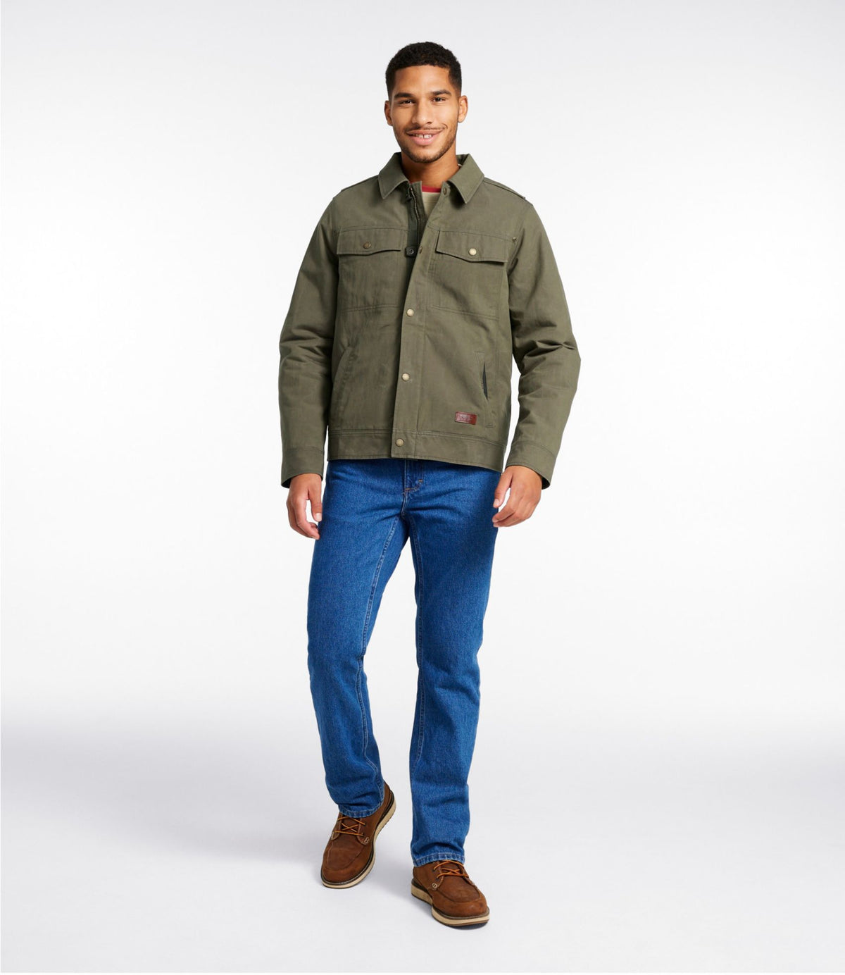 L.L.Bean Men's Bean's Insulated Utility Jacket Dark Loden