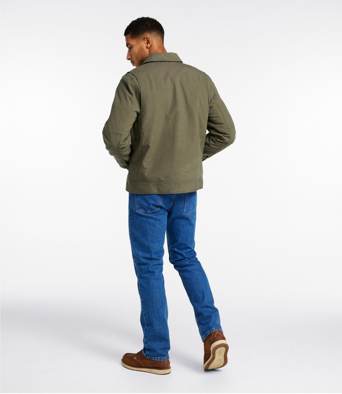 L.L.Bean Men's Bean's Insulated Utility Jacket Dark Loden