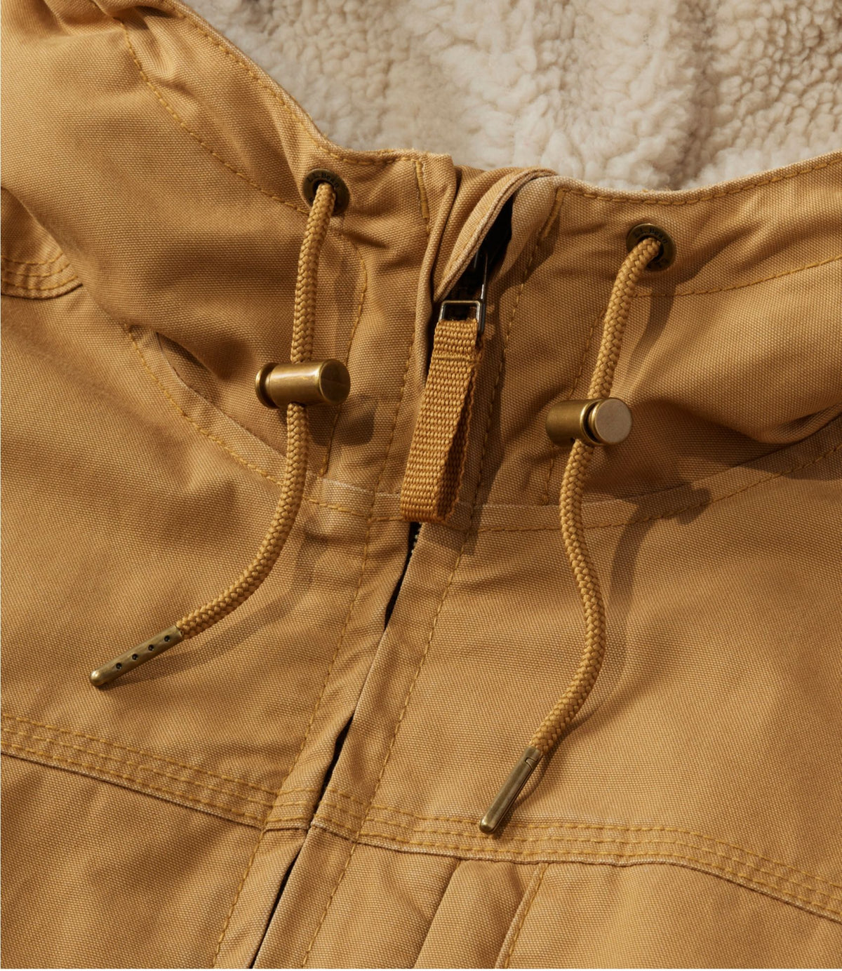 L.L.Bean Men's Bean's Insulated Utility Hoodie Marsh Brown