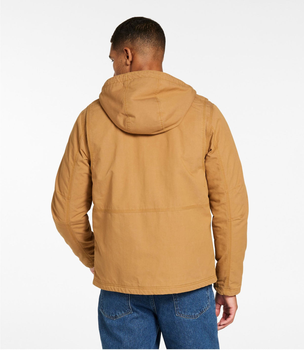L.L.Bean Men's Bean's Insulated Utility Hoodie Marsh Brown