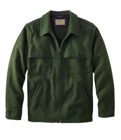 L.L.Bean Men's Maine Guide Zip-Front Jac-Shirt Loden
