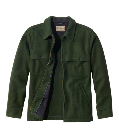 L.L.Bean Men's Maine Guide Zip-Front Jac-Shirt Loden