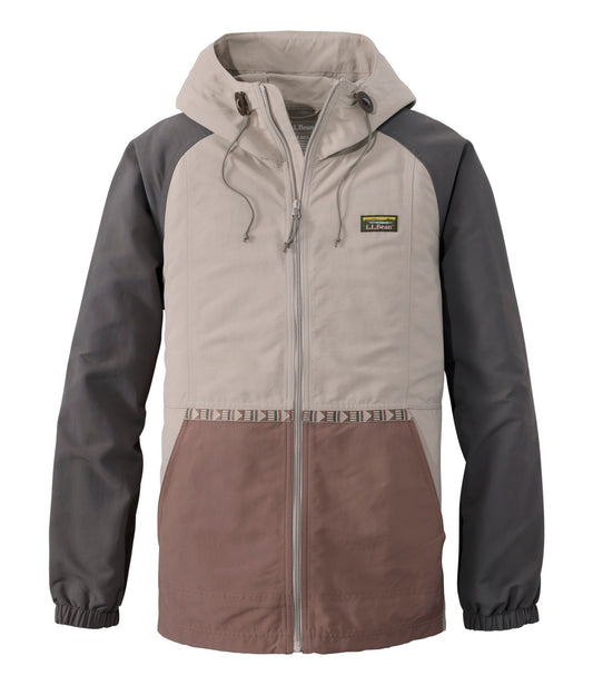 L.L.Bean Men's Mountain Classic Jacket, Multi Color Shore Sand/Weathered Oak