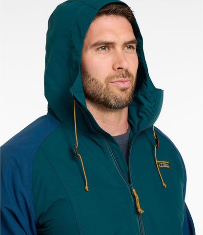 L.L.Bean Men's Mountain Classic Jacket, Multi Color Shore Sand/Weathered Oak
