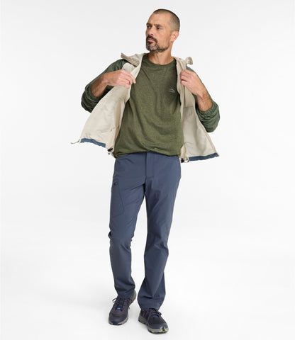L.L.Bean Men's Mountain Classic Jacket, Multi Color Shore Sand/Weathered Oak
