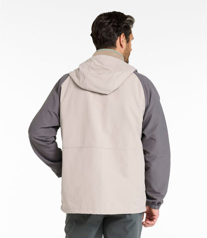 L.L.Bean Men's Mountain Classic Jacket, Multi Color Shore Sand/Weathered Oak