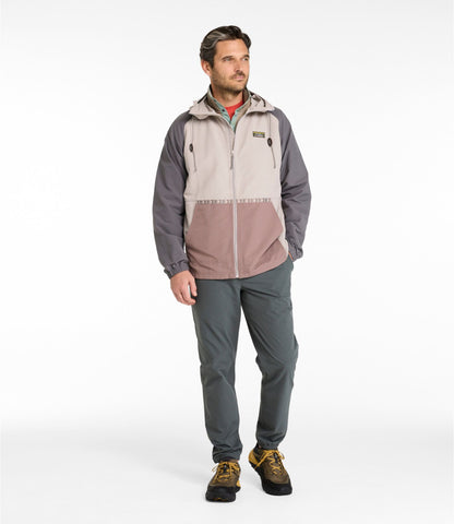 L.L.Bean Men's Mountain Classic Jacket, Multi Color Shore Sand/Weathered Oak