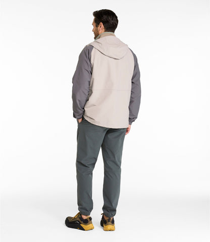 L.L.Bean Men's Mountain Classic Jacket, Multi Color Shore Sand/Weathered Oak