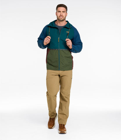 L.L.Bean Men's Mountain Classic Jacket, Multi Color Shore Sand/Weathered Oak