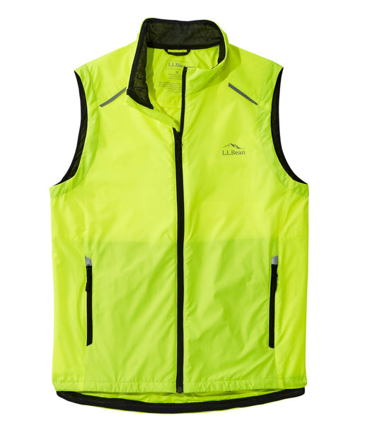L.L.Bean Men's Bean Bright Multisport Vest Neon Yellow
