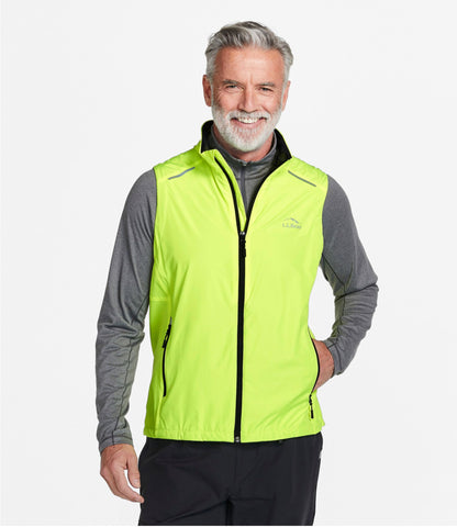 L.L.Bean Men's Bean Bright Multisport Vest Neon Yellow