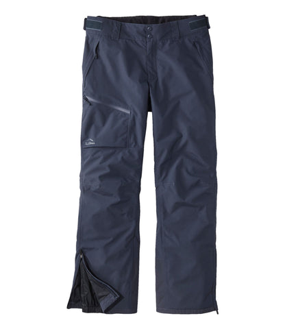 L.L.Bean Men's Wildcat Waterproof Insulated Snow Pants Carbon Navy