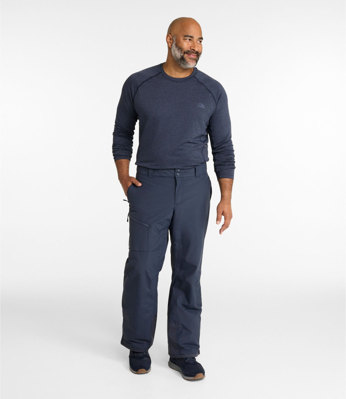 L.L.Bean Men's Wildcat Waterproof Insulated Snow Pants Carbon Navy