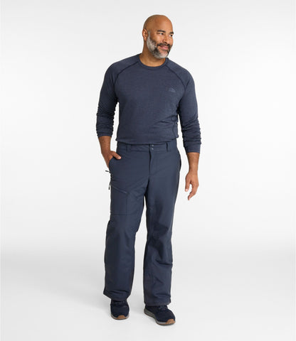 L.L.Bean Men's Wildcat Waterproof Insulated Snow Pants Carbon Navy