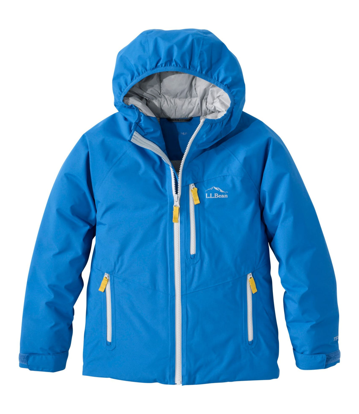 L.L.Bean Kids' Waterproof Ultralight Down Jacket Deep Glacier Blue
