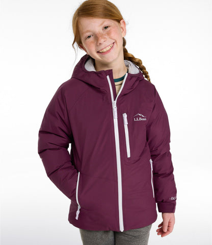 L.L.Bean Kids' Waterproof Ultralight Down Jacket Deep Glacier Blue