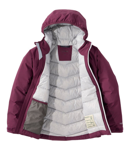 L.L.Bean Kids' Waterproof Ultralight Down Jacket Deep Glacier Blue