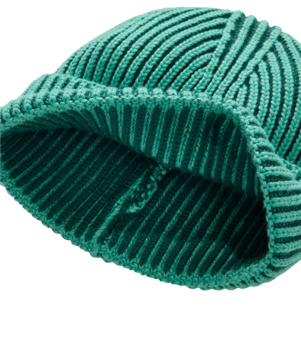 L.L.Bean Kids' Chunky Rib Reflective Beanie Hat Classic Navy/Deep Glacier Blue