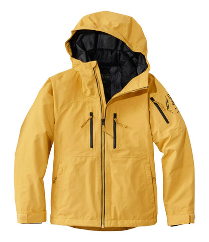 L.L.Bean Kids' Pathfinder Waterproof 3-in-1 Jacket Field Gold