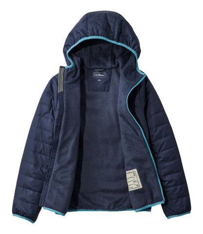 L.L.Bean Kids' Fleece-Lined Insulated Jacket Peach Coral