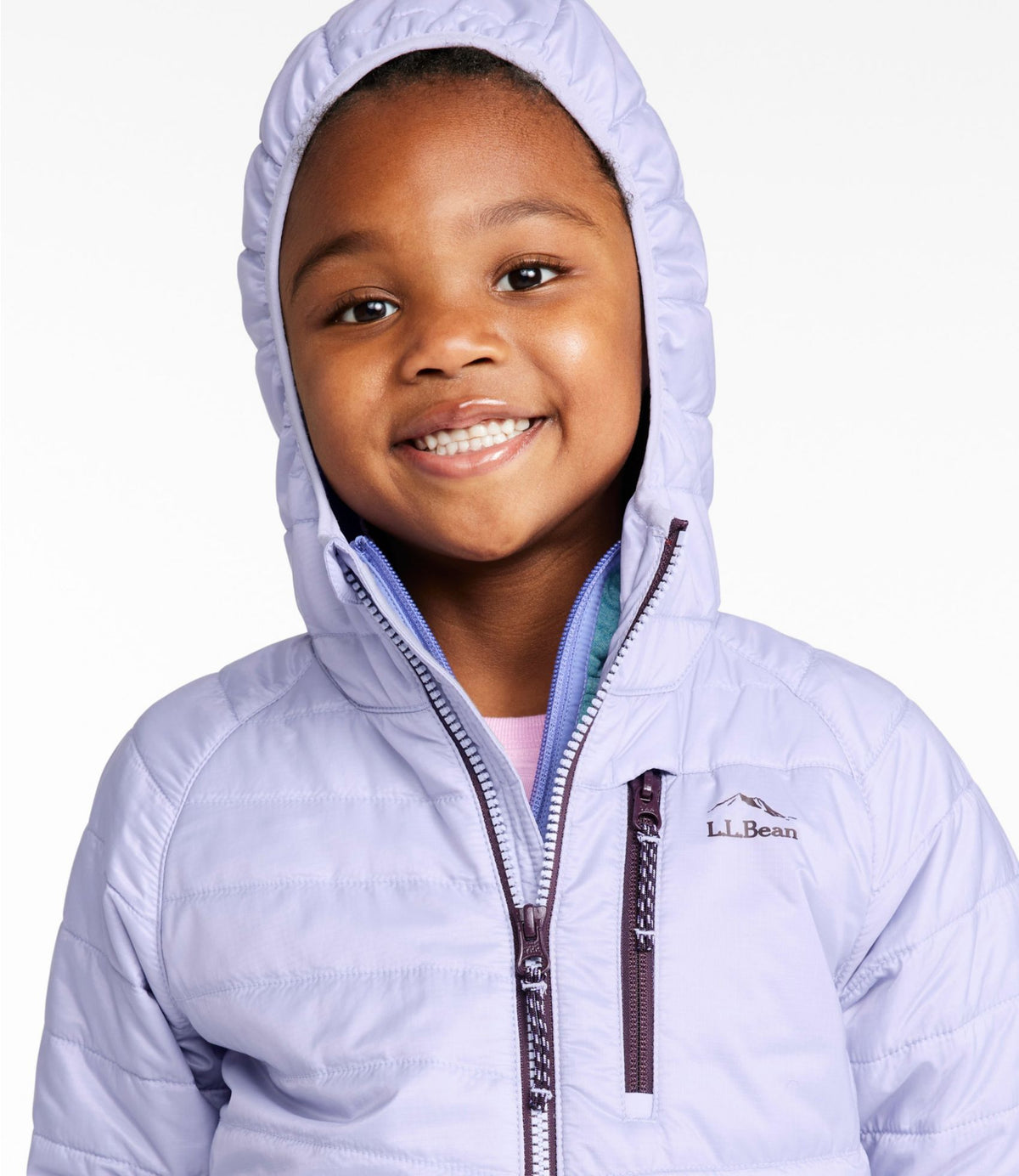 L.L.Bean Kids' PrimaLoft Packaway Hooded Jacket Bright Mariner