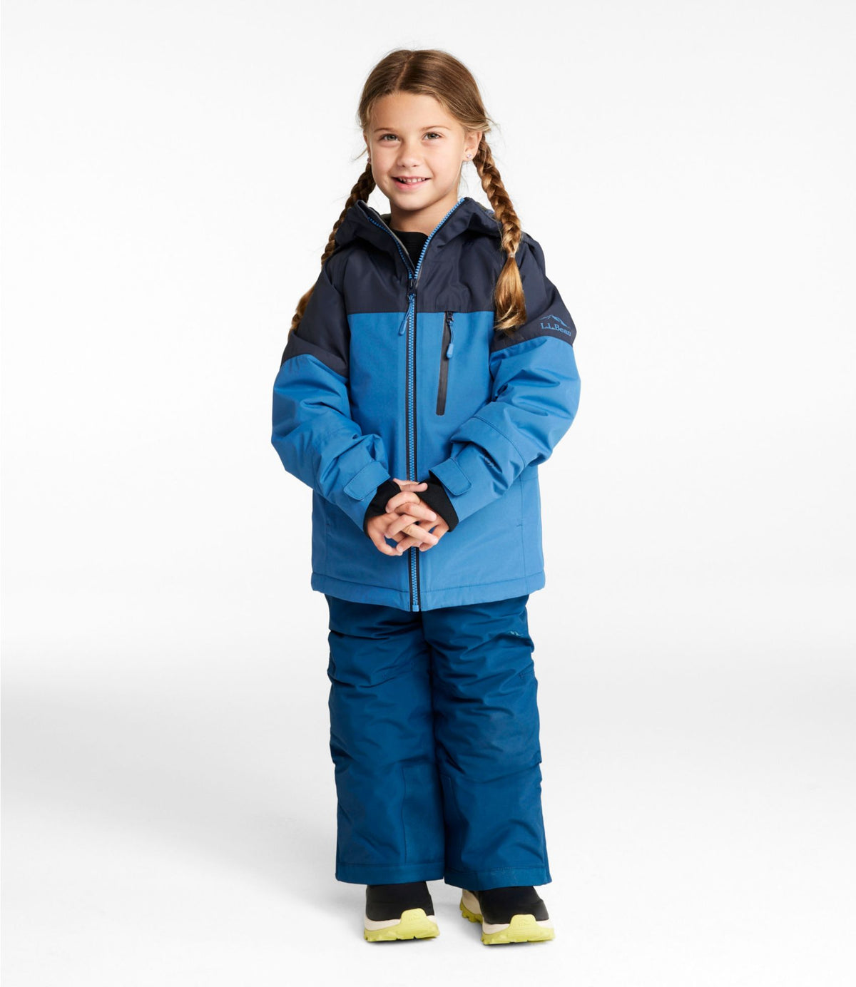 L.L.Bean Kids' Waterproof Wildcat Ski Jacket Deep Glacier Blue