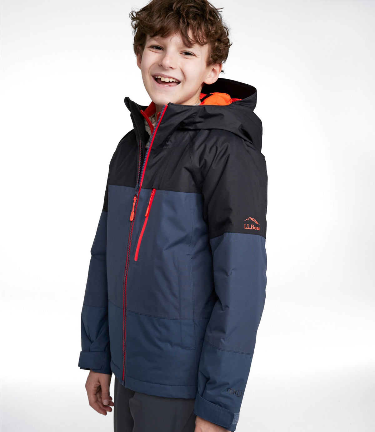 L.L.Bean Kids' Waterproof Wildcat Ski Jacket Deep Glacier Blue