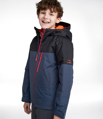 L.L.Bean Kids' Waterproof Wildcat Ski Jacket Deep Glacier Blue