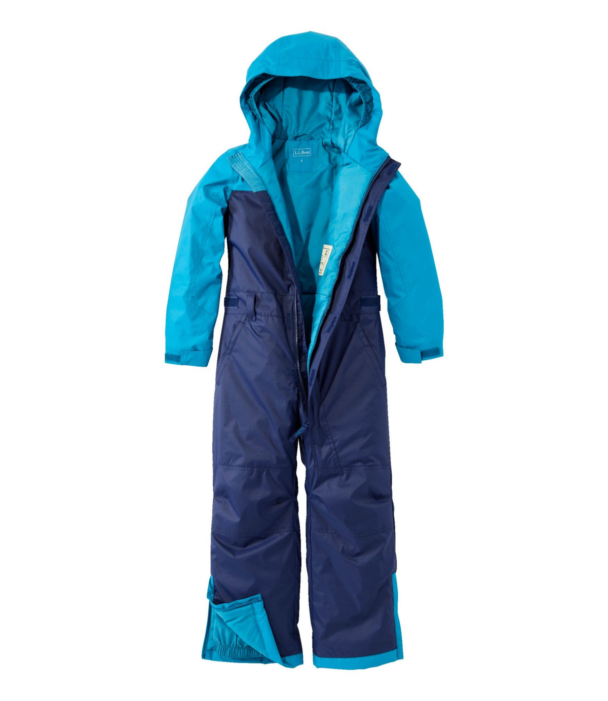 L.L.Bean Kids' Cold Buster Snowsuit Teal Shadow/Deepest Blue