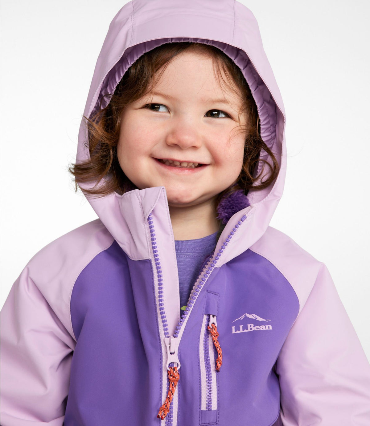 L.L.Bean Toddlers' Fleece-Lined 3-in-1 Jacket Coastal Aqua/Lapis Teal