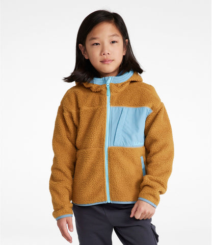 L.L.Bean Kids' Alpine Fleece Jacket Antique Gold