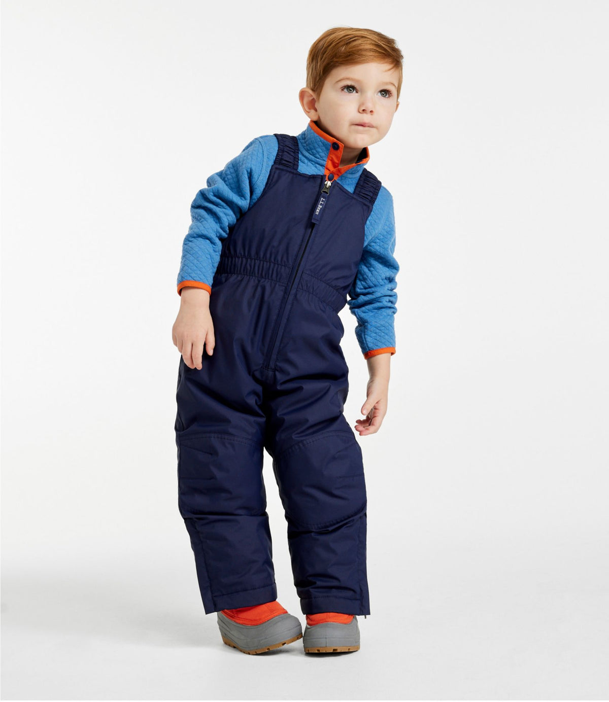 L.L.Bean Toddlers' Cold Buster Snow Bibs Blue Tide