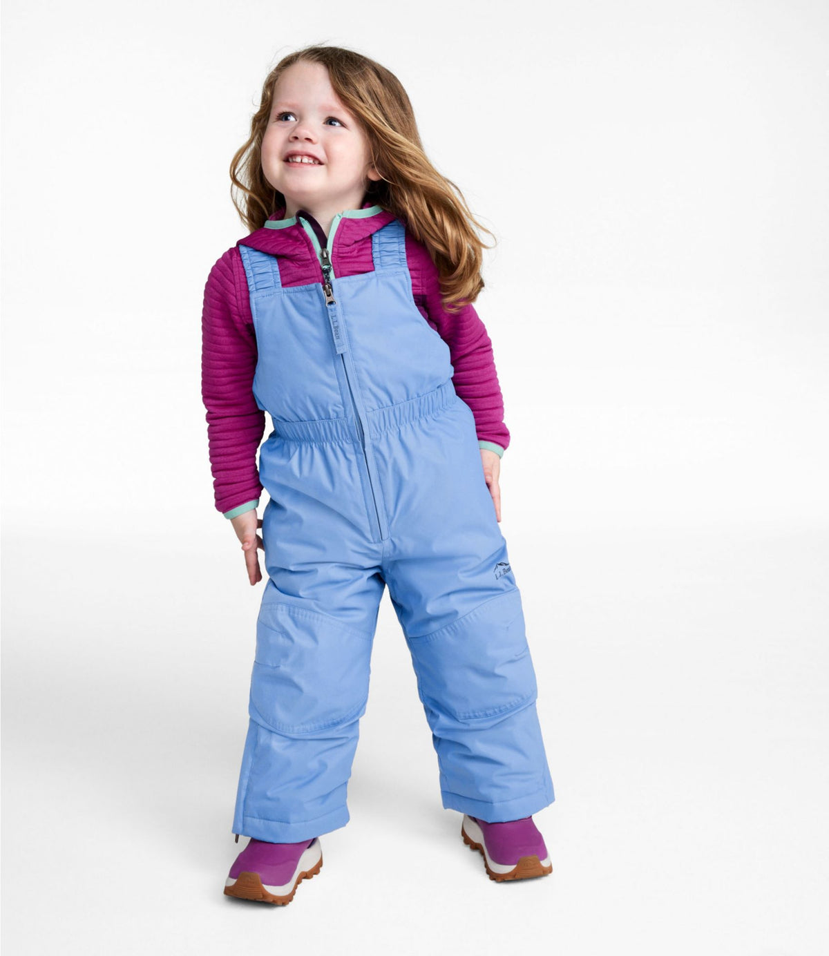 L.L.Bean Toddlers' Cold Buster Snow Bibs Blue Tide